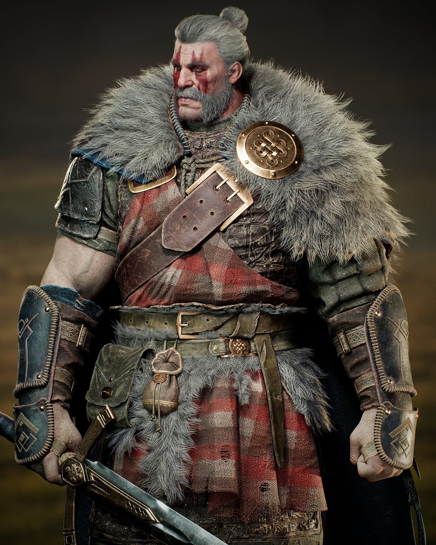 Highlander — personagem de game, por Renato Anthonio
