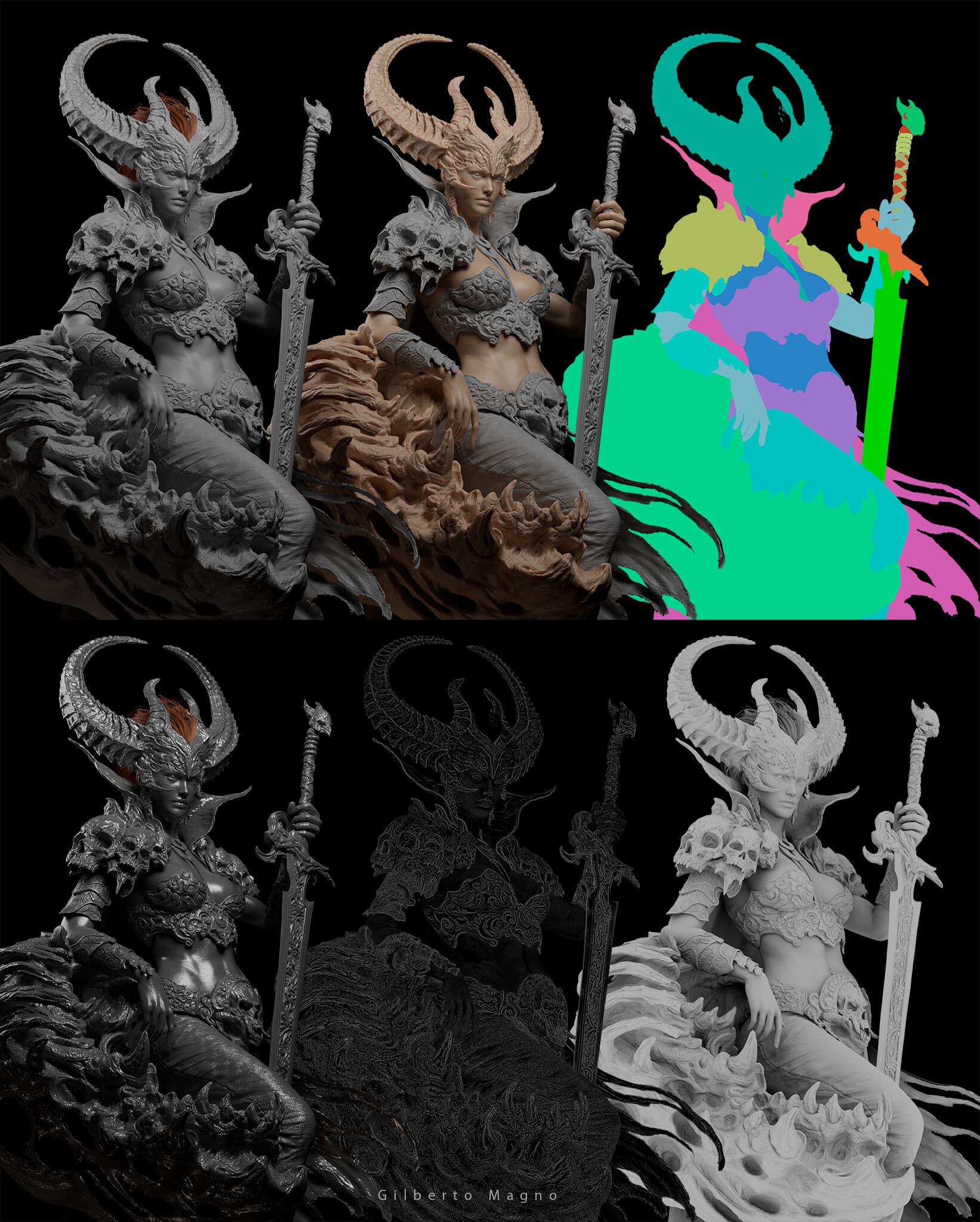 Passes de render — Composição e separação de passes