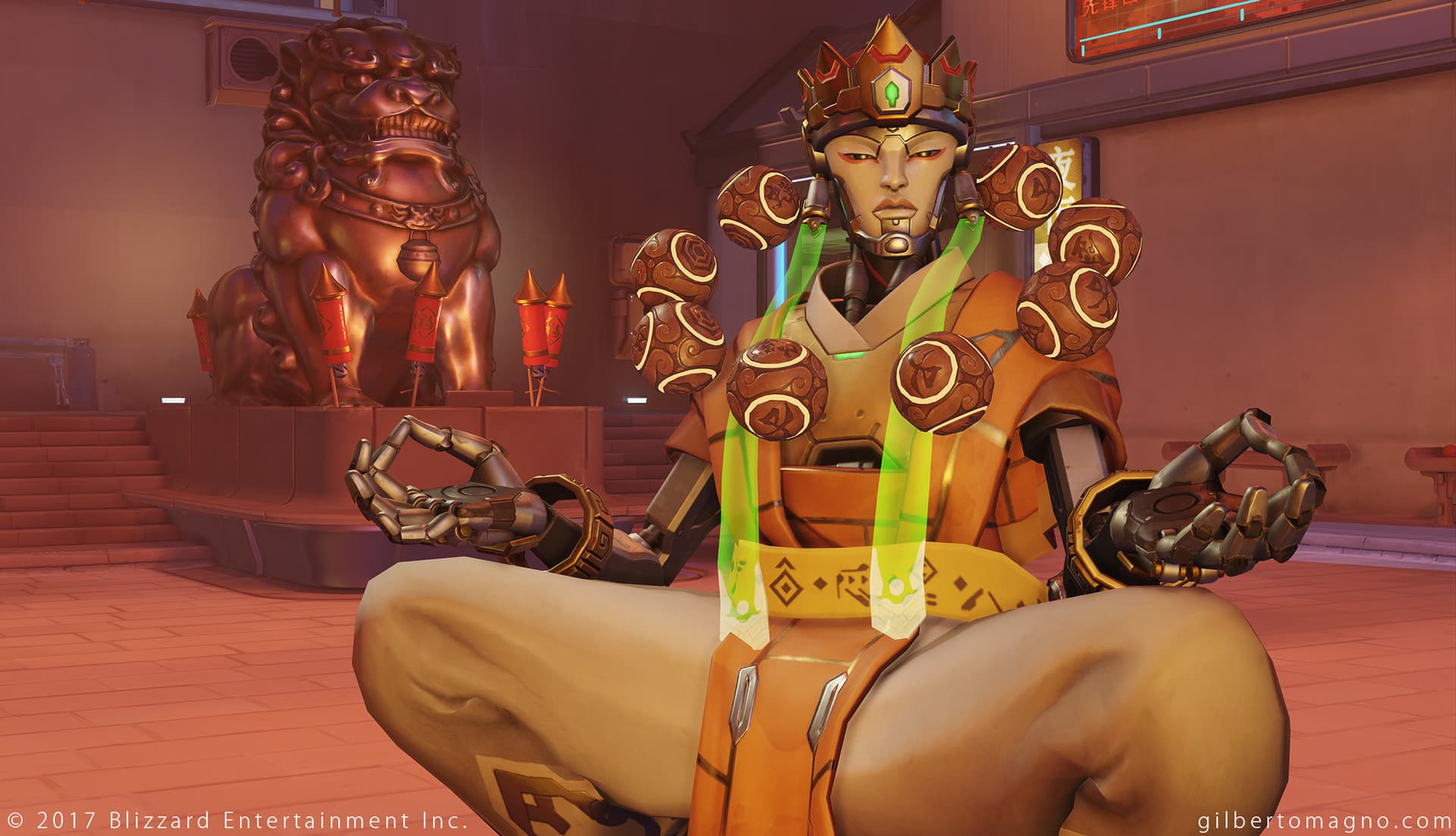 Overwatch — Skin do Zenyatta — Ano Novo Lunar 2017